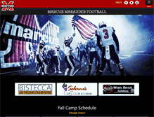 Tablet Screenshot of marcusfootball.com